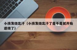 小孩发烧出汗（小孩发烧出汗了是不是就开始退烧了）