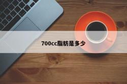 700cc脂肪是多少