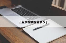 五花肉脂肪含量多少g