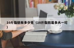 10斤脂肪有多少克（10斤脂肪是多大一坨）