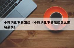 小孩消化不良发烧（小孩消化不良发烧怎么退烧最快）